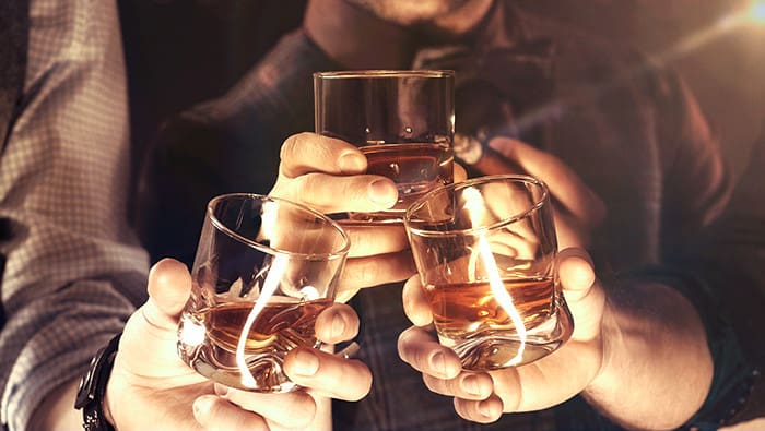 toast cu whisky